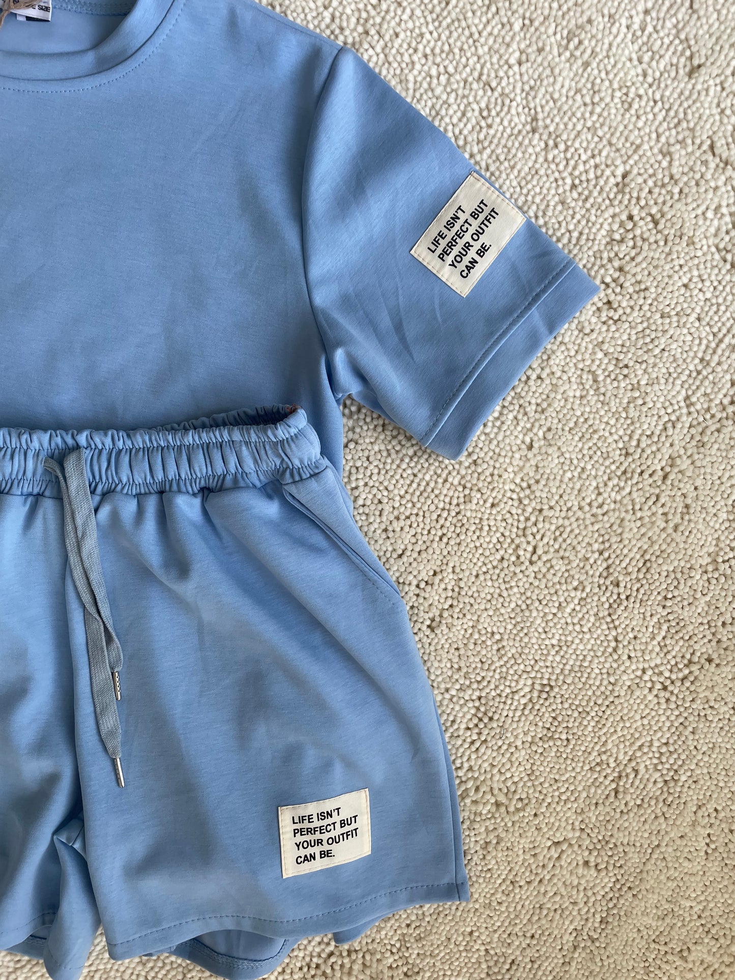 Comfy setje blauw