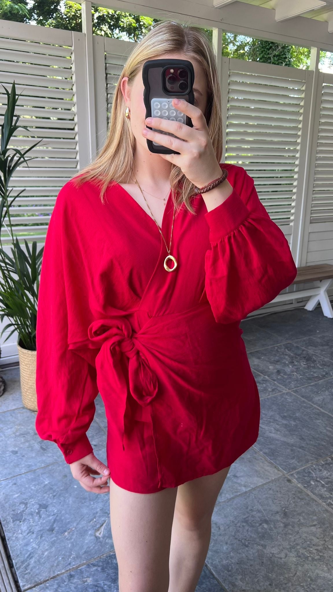 Playsuit red