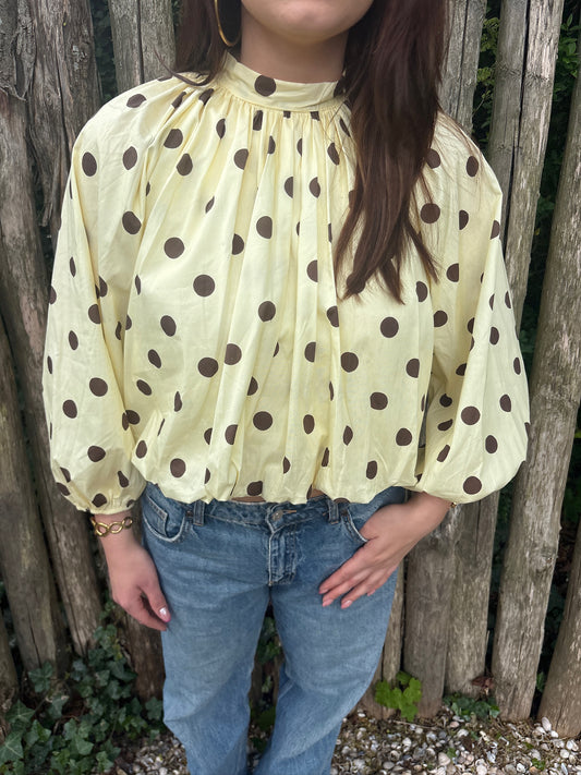 Jik polkadot blouse