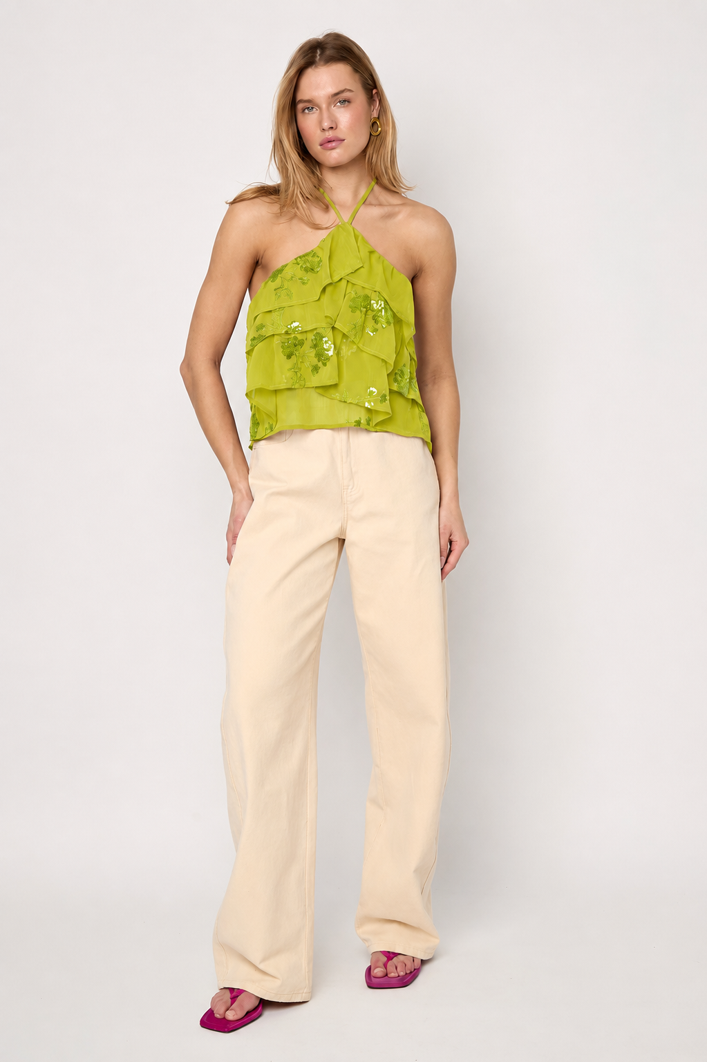 Mia green top