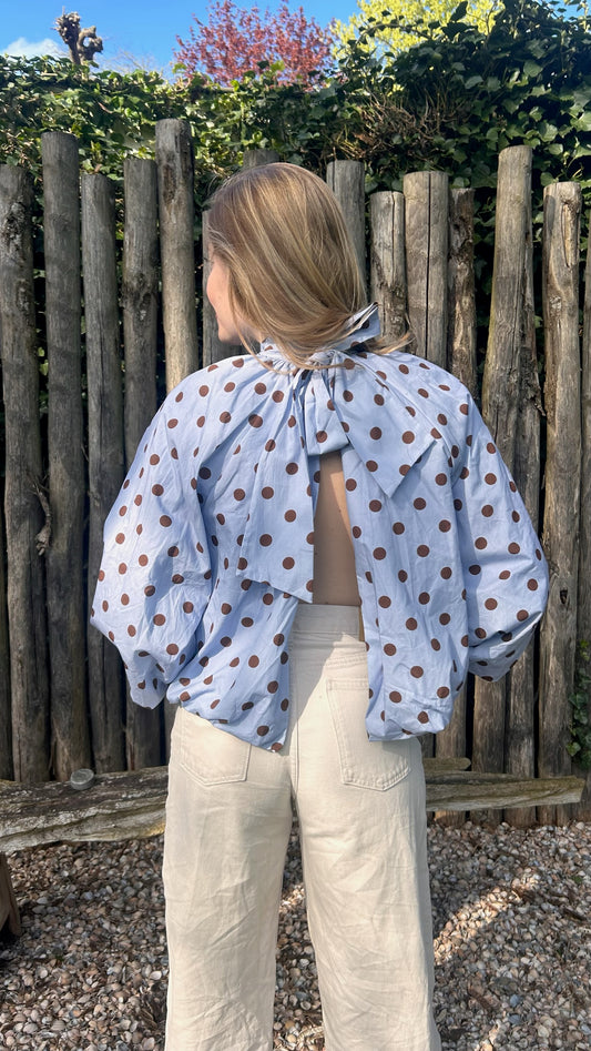 Jik polkadot blouse