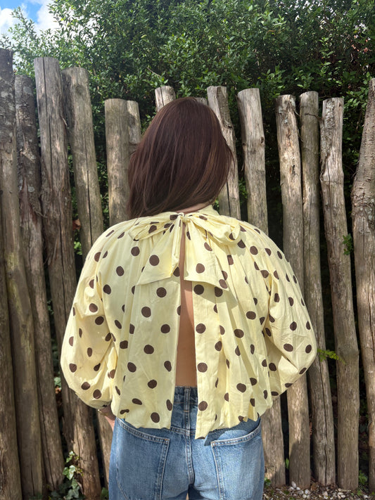 Jik polkadot blouse