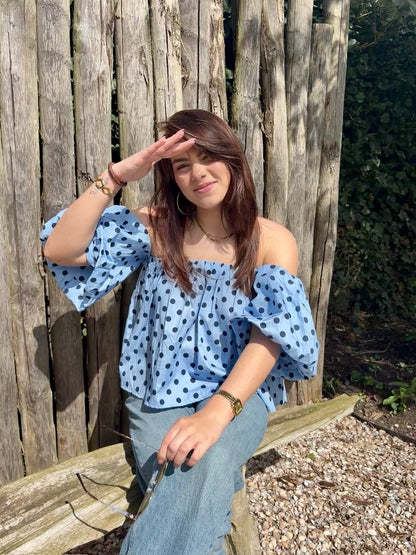 Loa polkadot top