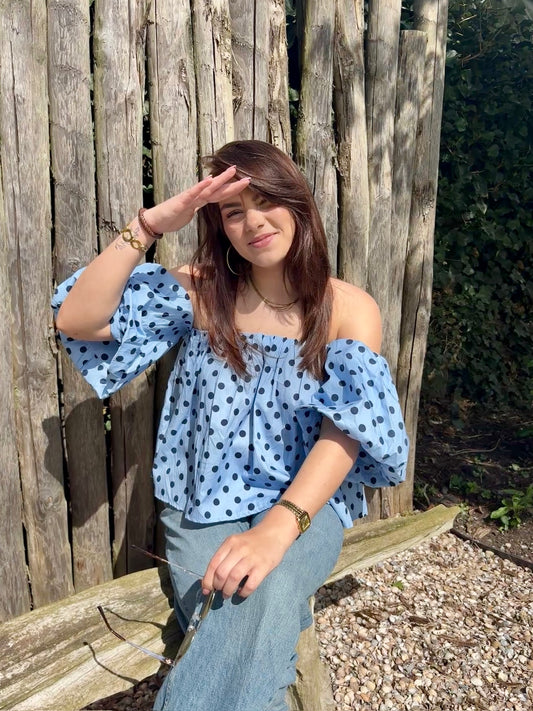 Loa polkadot top