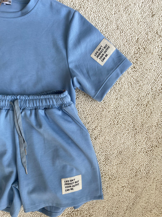 Comfy setje blauw