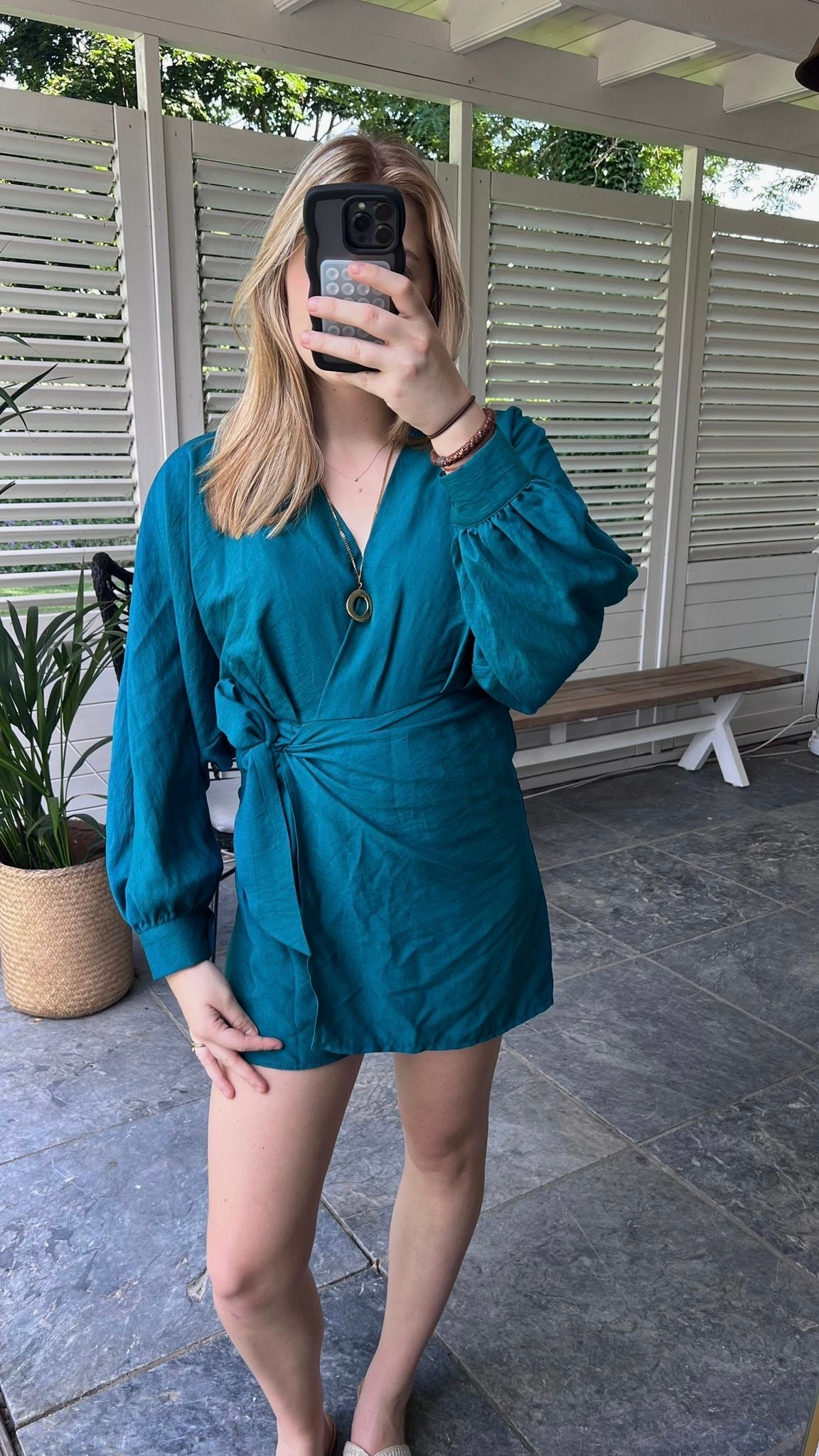 Playsuit turquoise