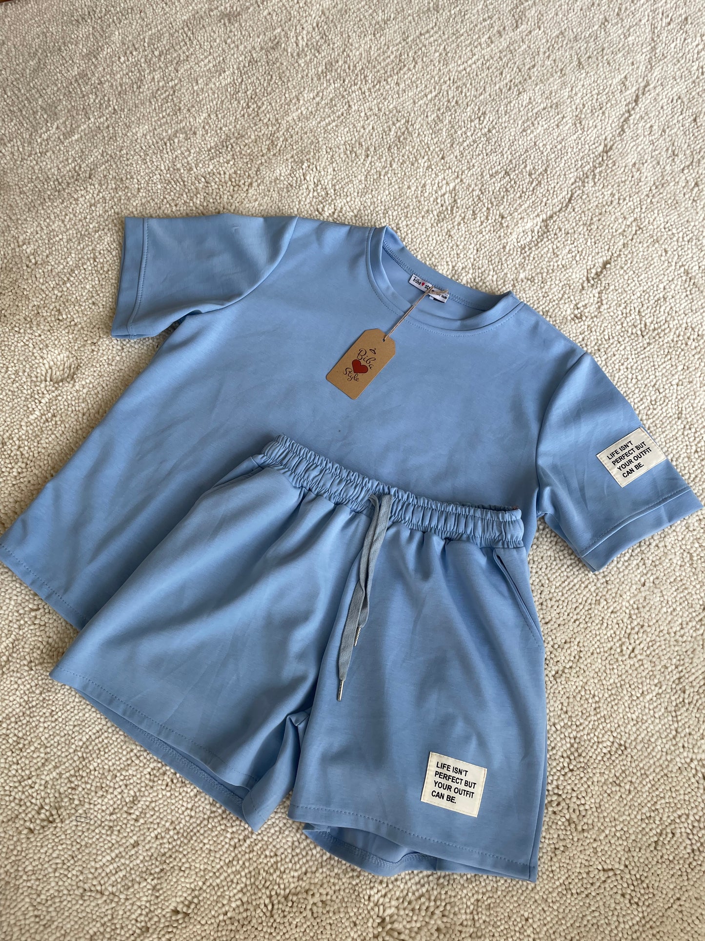 Comfy setje blauw