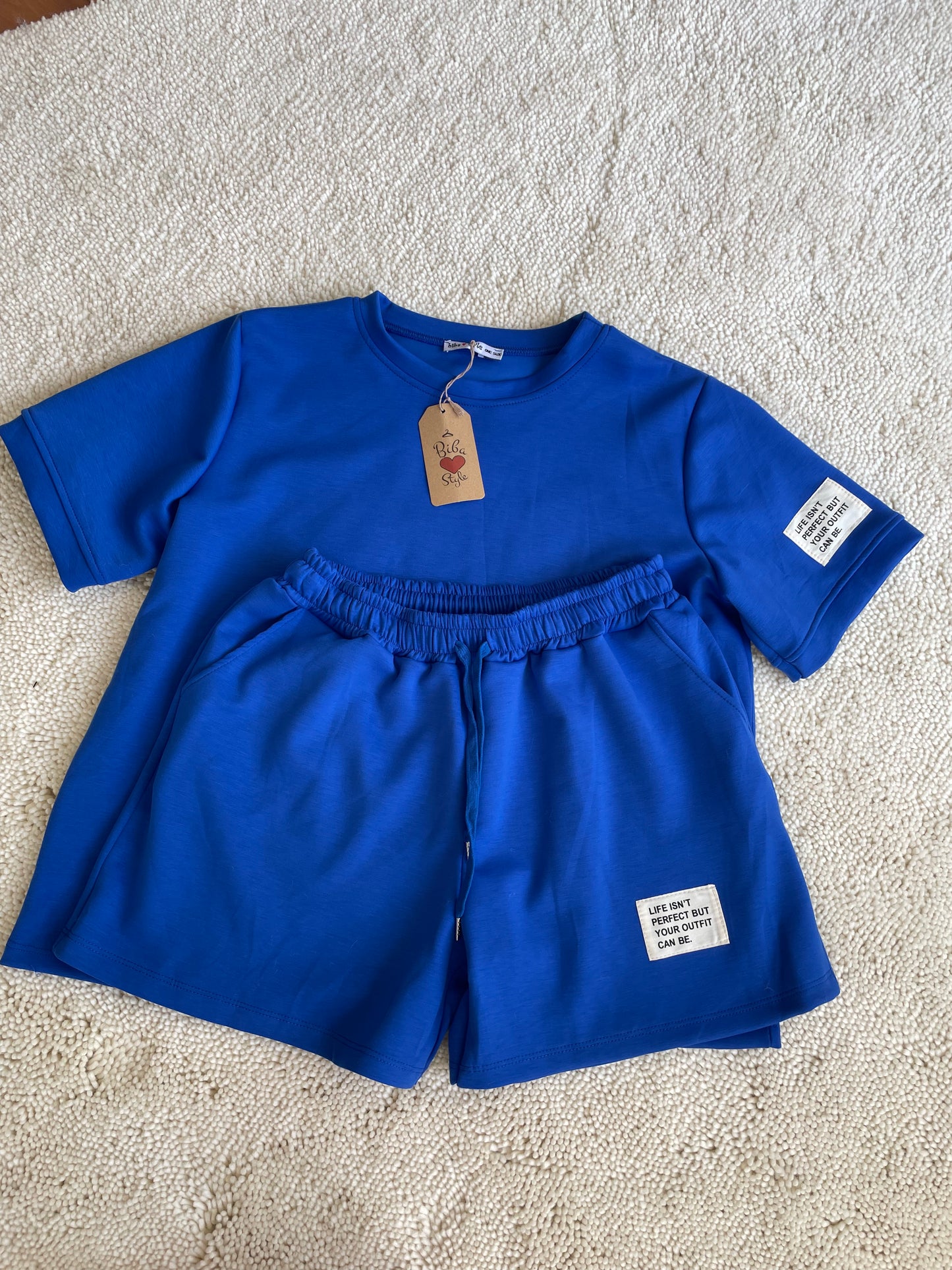Comfy setje cobalt blauw