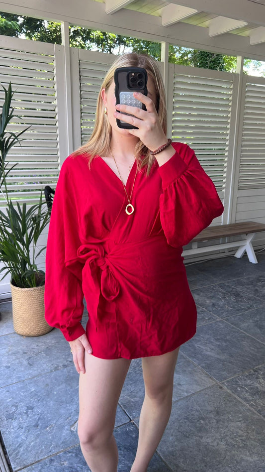 Playsuit red