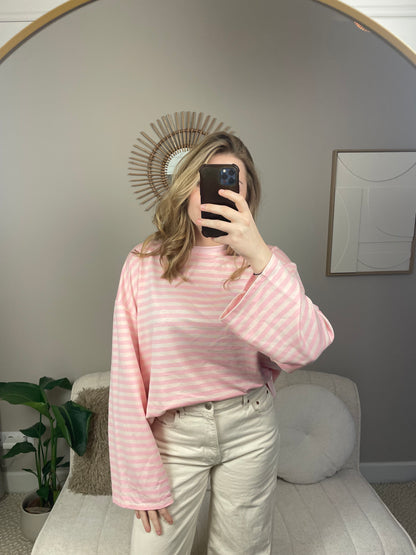Lichtroze longsleeve
