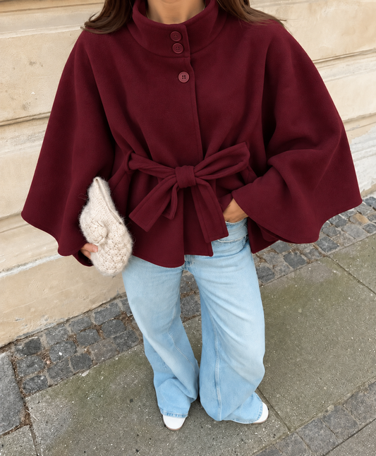 Bordeaux poncho