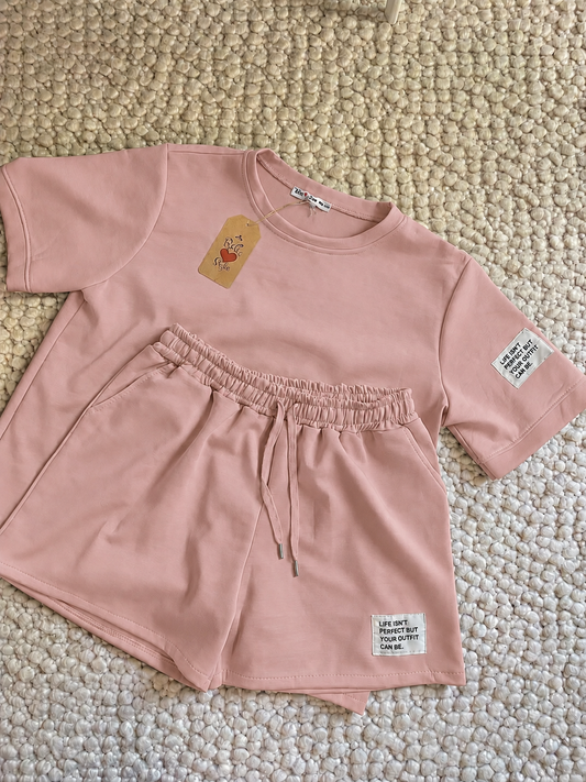 comfy set oud roze