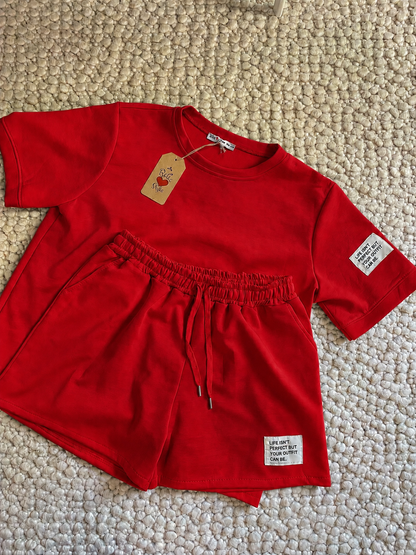 Comfy setje rood