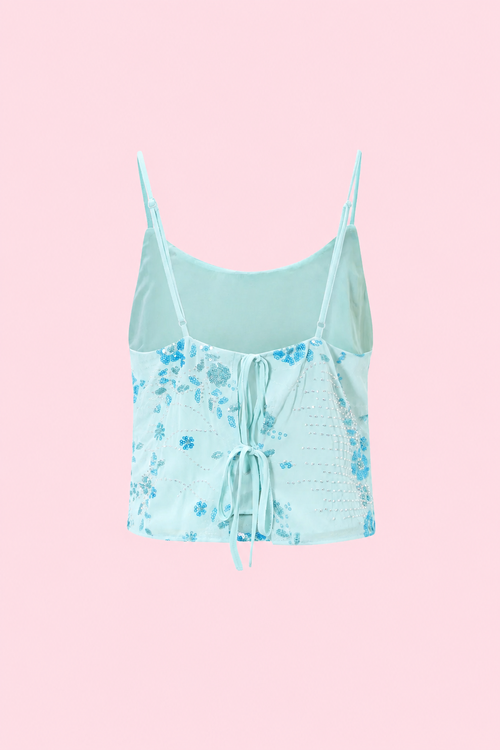 Liva glitter top blue