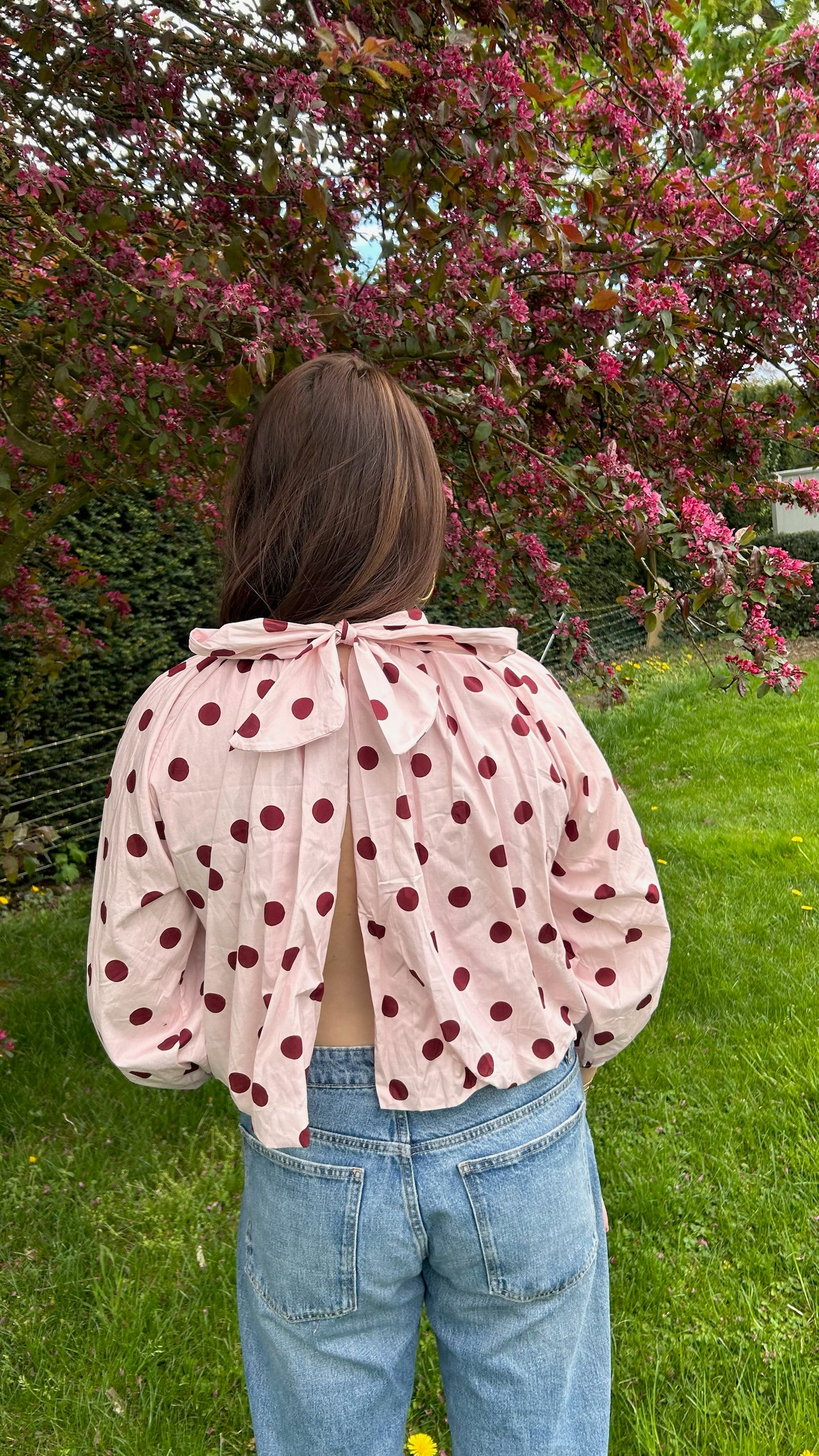 Jik polkadot blouse