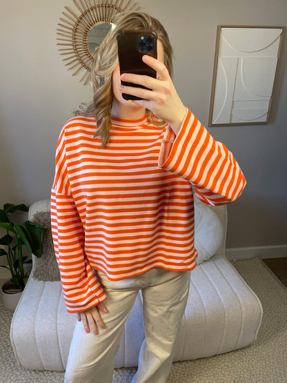 Oranje longsleeve
